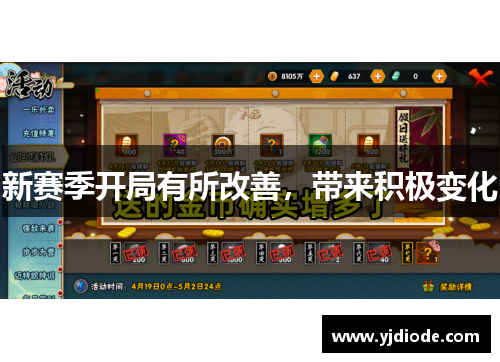 新赛季开局有所改善，带来积极变化
